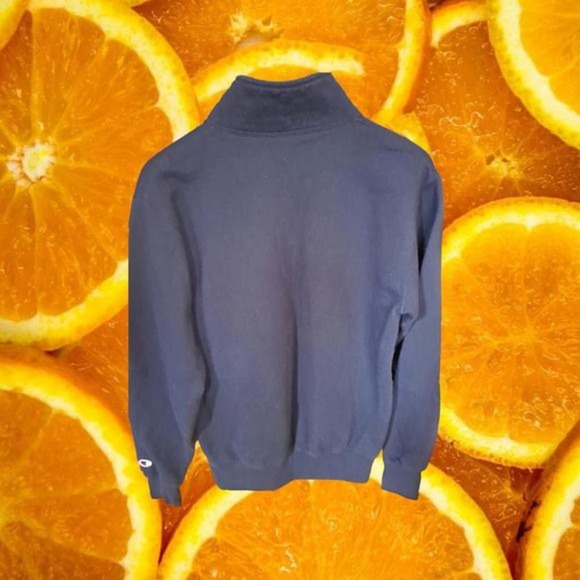 Champion Syracuse University 1/4 Zip Sweatshirt with Fleece Lining‎ Size Small - Picture 3 of 3